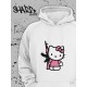 Толстовки, свитшоты и худи Hello Kitty Sharp&Shop Худи Hello Kitty белое оверсайз Куроми кофта дрейн гранж