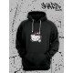 Толстовки, свитшоты и худи Hello Kitty Sharp&Shop Худи Hello Kitty черное оверсайз Куроми кофта дрейн гранж