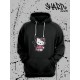 Толстовки, свитшоты и худи Hello Kitty Sharp&Shop Худи Hello Kitty черное оверсайз Куроми кофта дрейн гранж
