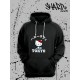 Толстовки, свитшоты и худи Hello Kitty Sharp&Shop Худи Hello Kitty черное оверсайз Куроми кофта дрейн гранж