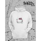Толстовки, свитшоты и худи Hello Kitty Sharp&Shop Худи Hello Kitty белое оверсайз Куроми кофта дрейн гранж
