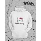 Толстовки, свитшоты и худи Hello Kitty Sharp&Shop Худи Hello Kitty белое оверсайз Куроми кофта дрейн гранж