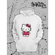 Толстовки, свитшоты и худи Hello Kitty Sharp&Shop Худи Hello Kitty белое оверсайз Куроми кофта дрейн гранж