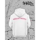 Толстовки, свитшоты и худи Hello Kitty Sharp&Shop Худи Hello Kitty белое оверсайз Куроми кофта дрейн гранж