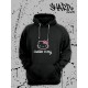 Толстовки, свитшоты и худи Hello Kitty Sharp&Shop Худи Hello Kitty черное оверсайз Куроми кофта дрейн гранж