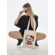 Шоппер Hello Kitty Куроми Sharp& Сумка шоппер бежевый Аниме Hello Kitty Куроми дрейн тканевая