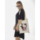 Шоппер Hello Kitty Куроми Sharp& Сумка шоппер бежевый Аниме Hello Kitty Куроми дрейн тканевая