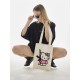 Шоппер Hello Kitty Куроми Sharp& Сумка шоппер бежевый Аниме Hello Kitty Куроми дрейн тканевая