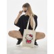Шоппер Hello Kitty Куроми Sharp& Сумка шоппер бежевый Аниме Hello Kitty Куроми дрейн тканевая