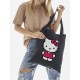 Шоппер Hello Kitty Куроми Sharp& Сумка шоппер черный Аниме Hello Kitty Куроми дрейн тканевая