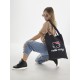 Шоппер Hello Kitty Куроми Sharp& Сумка шоппер черный Аниме Hello Kitty Куроми дрейн тканевая