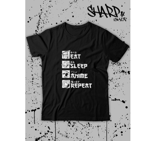 Sharp@Shop Футболка Аниме оверсайз Хентай Кагуа