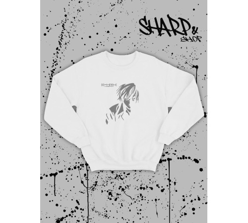 Sharp@Shop Свитшот Аниме белый оверсайз токийский Гуль Ахегао хентай