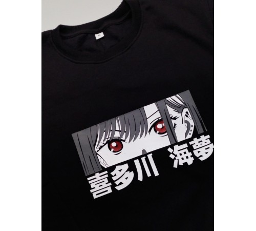 Sharp@Shop Свитшот Аниме черный оверсайз Кагуя Токийский Гуль дрейн