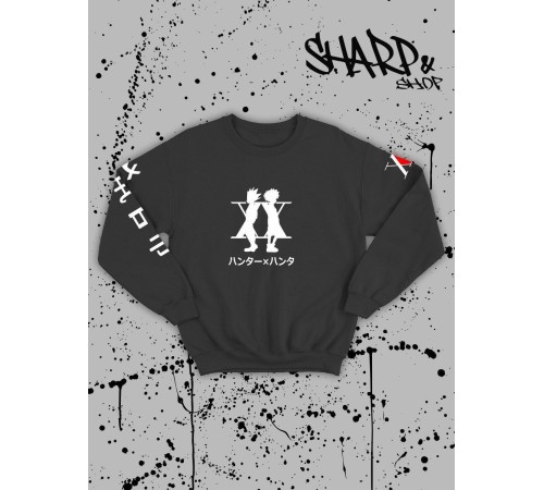 Sharp@Shop Свитшот Аниме черный оверсайз Кагуя Токийский Гуль дрейн