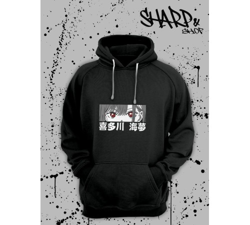 Sharp@Shop Худи оверсайз с принтом Аниме Дрейн блич