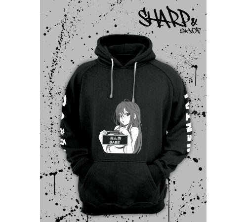Sharp@Shop Худи оверсайз с принтом Аниме Дрейн блич