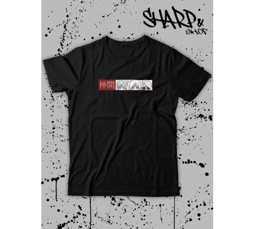 Футболка Аниме оверсайз Sharp&Shop Футболка с принтом оверсайз Ahegao