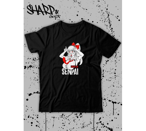 Футболка Аниме оверсайз Sharp&Shop Футболка с принтом оверсайз Ahegao