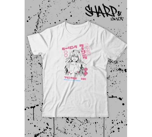 Футболка Аниме оверсайз Sharp&Shop Футболка оверсайз anime унисекс мужская