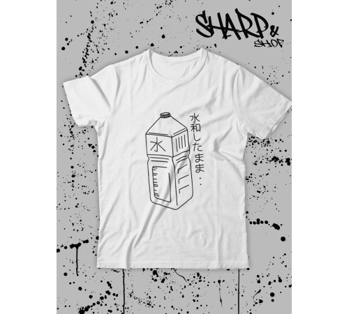 Футболка Аниме оверсайз Sharp&Shop Футболка оверсайз anime унисекс мужская