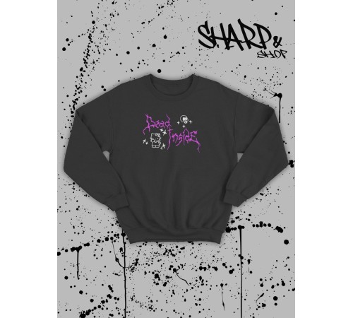 Свитшоты Аниме оверсайз Sharp&Shop Свитшот с принтом мужской Куроми Ахегао