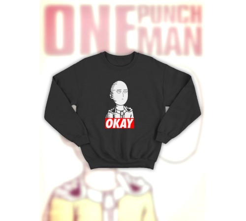 Свитшоты Аниме оверсайз Sharp&Shop Свитшот с принтом мужской Куроми Ахегао