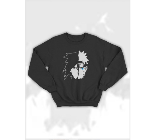 Свитшоты Аниме оверсайз Sharp&Shop Свитшот с принтом мужской Куроми Ахегао