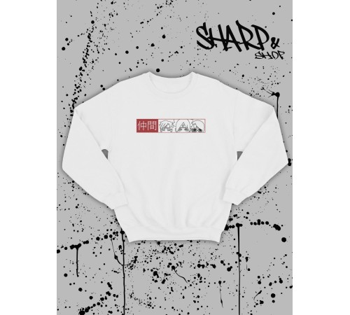 Свитшоты Аниме оверсайз Sharp&Shop Свитшот с принтом оверсайз кагуя ахегао
