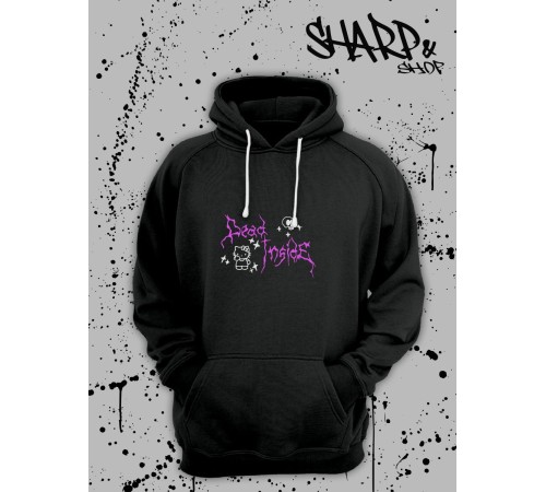 Худи Аниме оверсайз Sharp&Shop Аниме худи женское оверсайз с принтом черное