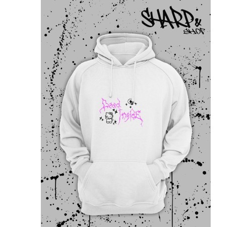 Худи Аниме оверсайз Sharp&Shop Аниме худи мужское оверсайз с принтом белое