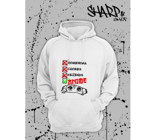 Худи Аниме оверсайз Sharp&Shop Аниме оверсайз худи хантер Хентай Куроми