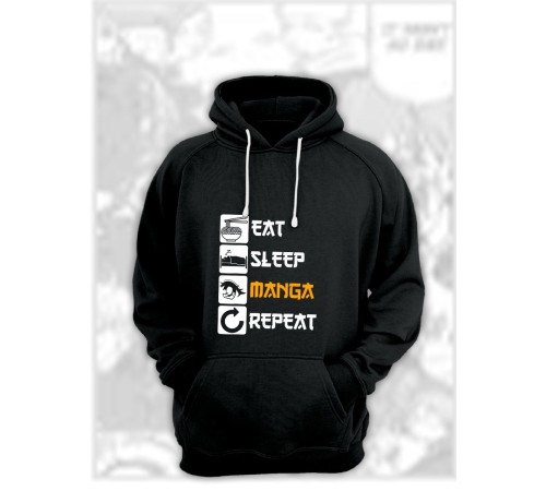 Худи Аниме оверсайз Sharp&Shop Аниме худи женское оверсайз с принтом черное
