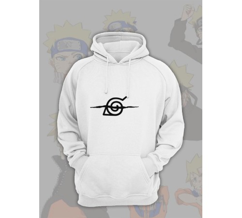 Худи Аниме оверсайз Sharp&Shop Аниме худи мужское оверсайз с принтом белое