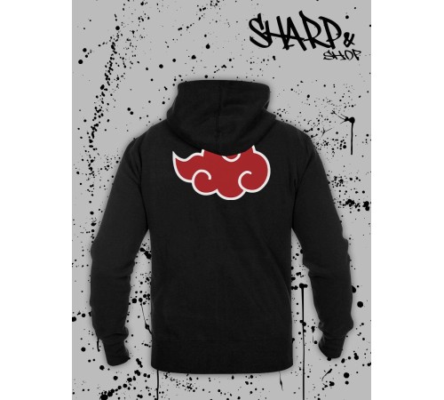 Худи Аниме оверсайз Sharp&Shop Аниме худи мужское оверсайз с принтом черное