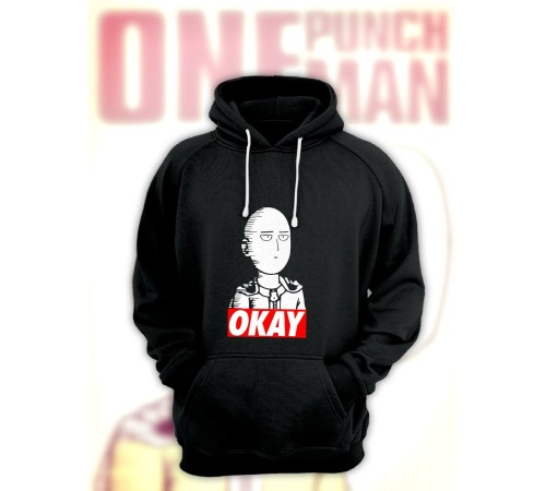 Худи Аниме оверсайз Sharp&Shop Аниме худи мужское оверсайз с принтом черное