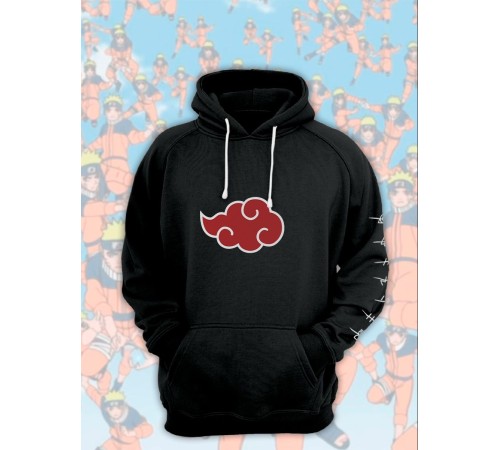 Худи Аниме оверсайз Sharp&Shop Аниме худи мужское оверсайз с принтом черное