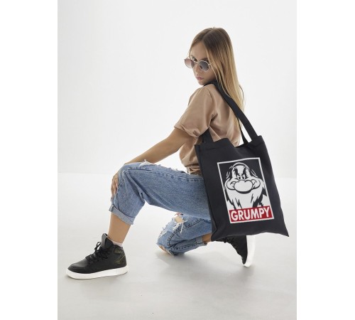 Сумки шопперы с принтом Аниме Sharp&Shop Эко сумка шоппер аниме черный с принтом без молнии