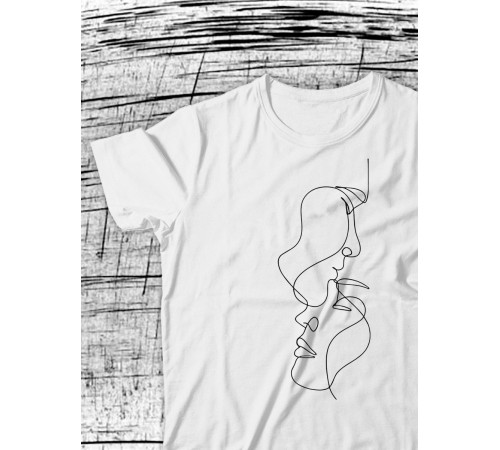 Парные футболки Sharp&Shop Парные футболки для влюбленных парня девушки пар с надписями