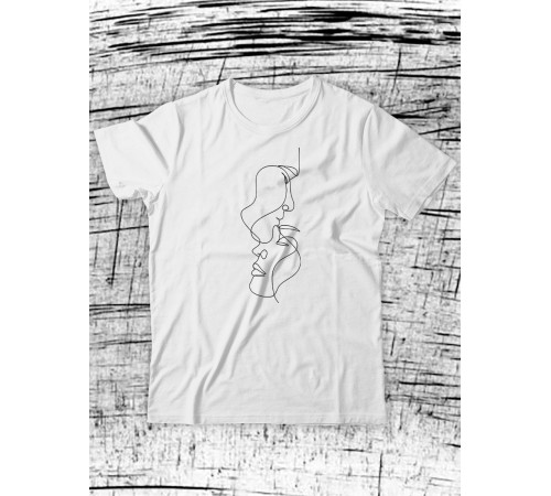 Парные футболки Sharp&Shop Парные футболки для влюбленных парня девушки пар с надписями