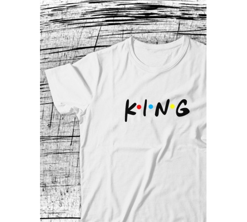 Парные футболки Sharp&Shop Парные футболки для влюбленных парня девушки пар с надписями