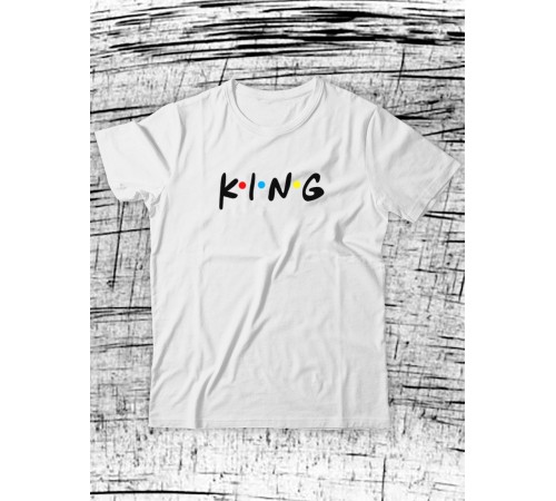 Парные футболки Sharp&Shop Парные футболки для влюбленных парня девушки пар с надписями