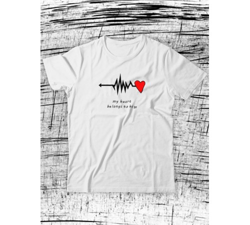 Парные футболки Sharp&Shop Парные футболки для влюбленных парня девушки пар с надписями