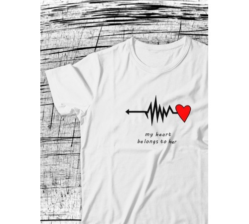 Парные футболки Sharp&Shop Парные футболки для влюбленных парня девушки пар с надписями