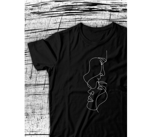 Парные футболки Sharp&Shop Парные футболки для влюбленных парня девушки пар с надписями