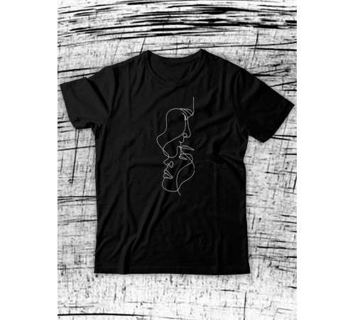 Парные футболки Sharp&Shop Парные футболки для влюбленных парня девушки пар с надписями