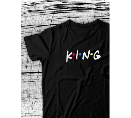 Парные футболки Sharp&Shop Парные футболки для влюбленных парня девушки пар с надписями