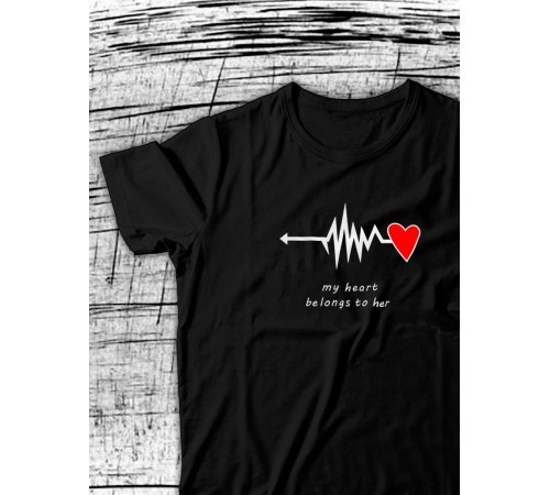 Парные футболки Sharp&Shop Парные футболки для влюбленных парня девушки пар с надписями