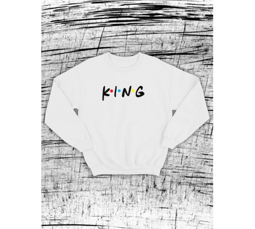 Парные свитшоты Sharp&Shop Парные толстовки для влюбленных свитшоты с принтом оверсайз