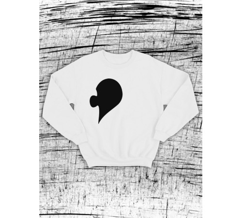 Парные свитшоты Sharp&Shop Парные толстовки для влюбленных свитшоты с принтом оверсайз